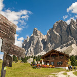 baita in sudtirol,dolomiti,Italia