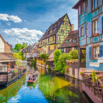 Historic town of Colmar, Alsace region, France