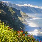 northern coast near Boaventura, Madeira island, Portugal